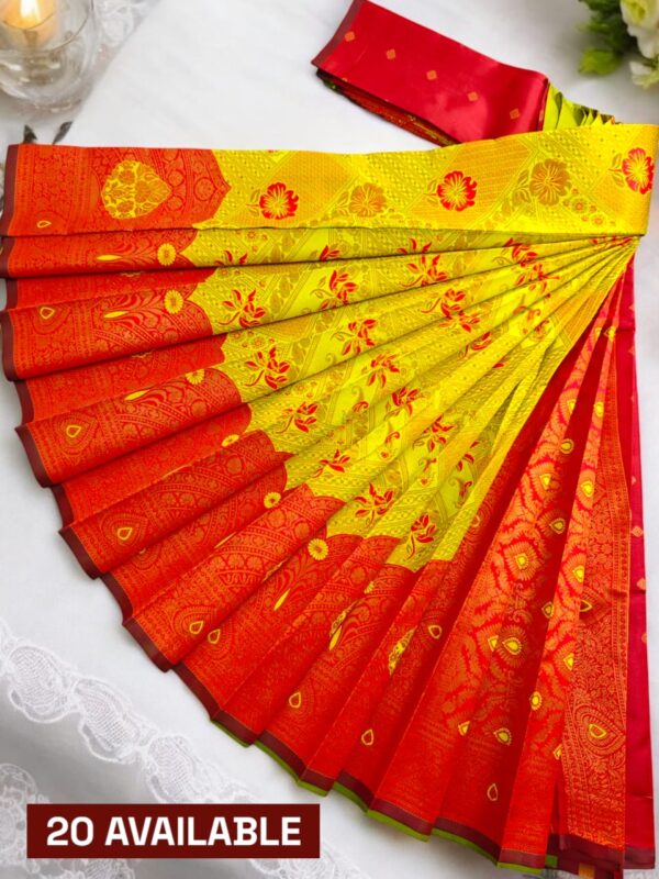 KUBERA vairaoosi style PUTTA SILK SAREES - Image 2
