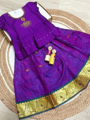💫 Traditional Pattu Pavadai 💫