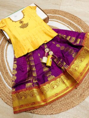 💫 Traditional Pattu Pavadai 💫