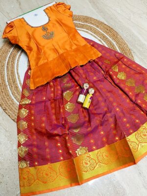 💫 Traditional Pattu Pavadai 💫