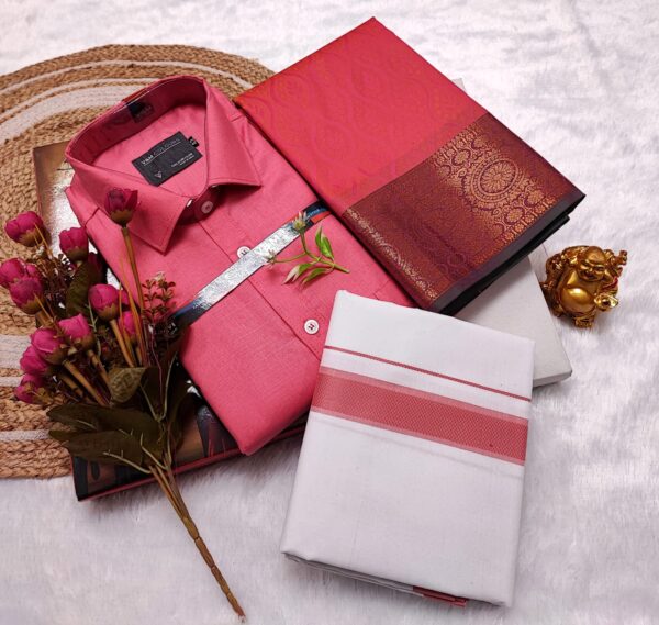 Cotton Blended Heavy Quality shirt & Dhothi
