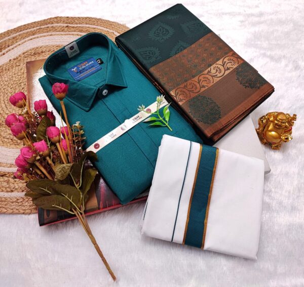 Cotton Blended Heavy Quality shirt & Dhothi