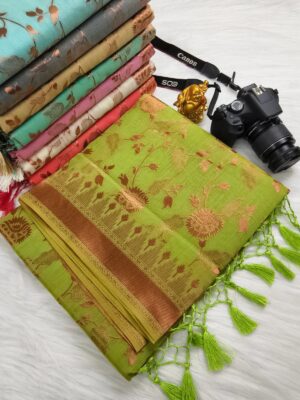 Cotton silk