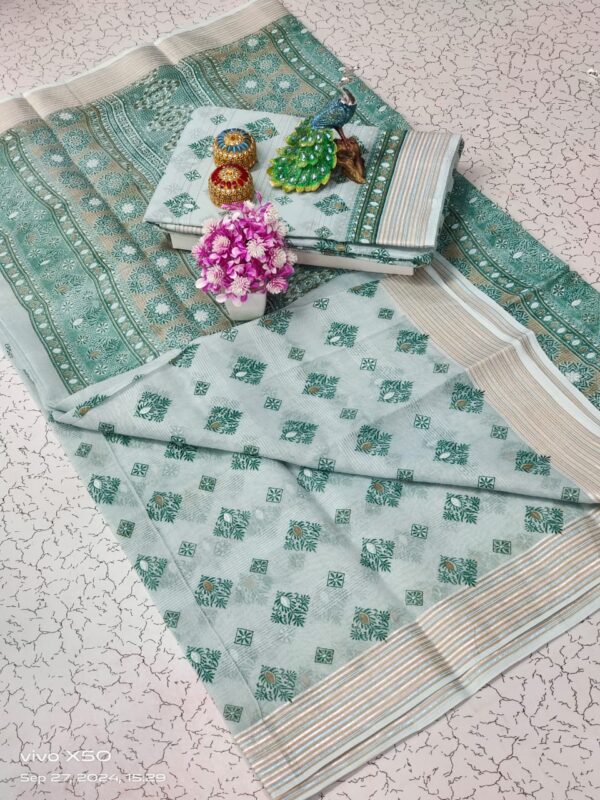 Fancy soft cotton saree
