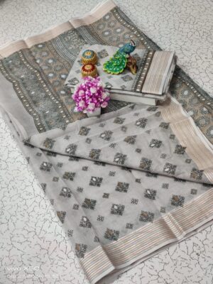 Fancy soft cotton saree