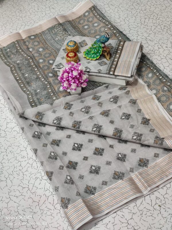 Fancy soft cotton saree