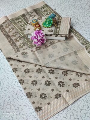 Fancy soft cotton saree