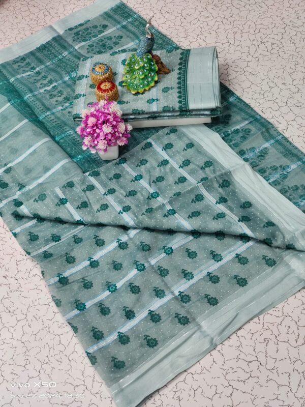 Fancy soft cotton saree