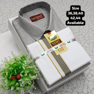 Cotton Dhoti and Shirt