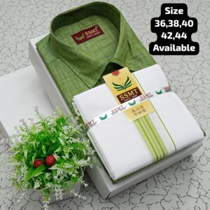 Cotton Dhoti and Shirt