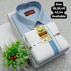 Cotton Dhoti and Shirt