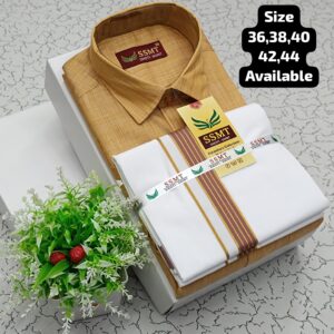 Cotton Dhoti and Shirt