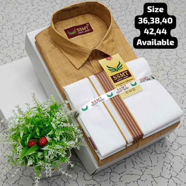 Cotton Dhoti and Shirt