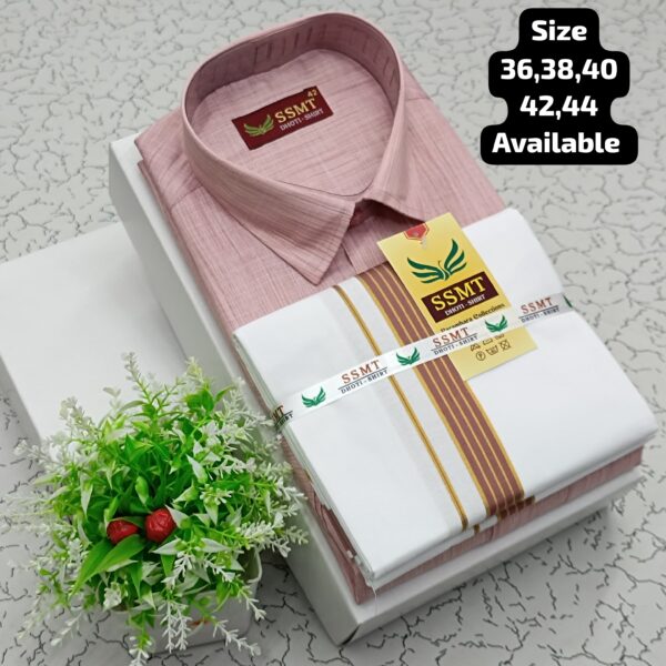 Cotton Dhoti and Shirt
