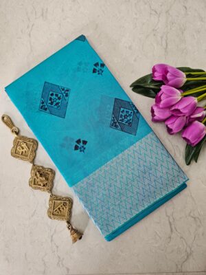 PRINTED WORK MICRO COTTON SAREES