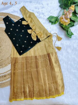 Velvet Tissue Fancy Kids Dress
