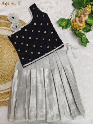 Velvet Tissue Fancy Kids Dress
