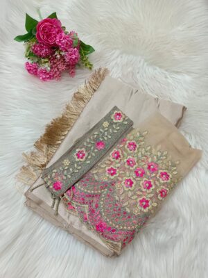 Satin saree