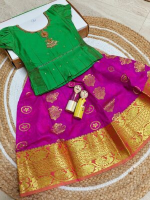 💫 Traditional Pattu Pavadai 💫
