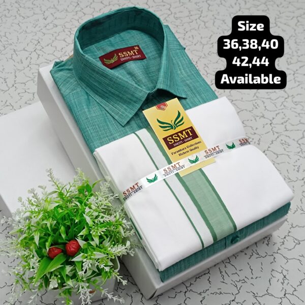 Cotton Dhoti and Shirt