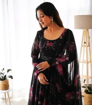 Gown with Dupatta