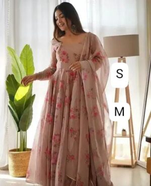 Gown with Dupatta