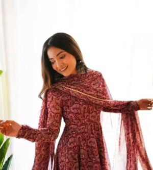Gown with Dupatta