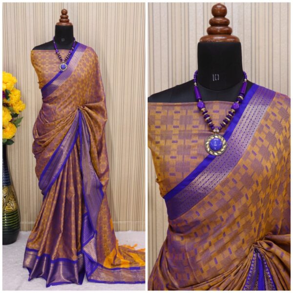 Banarasi Tansui Silk With Blouse