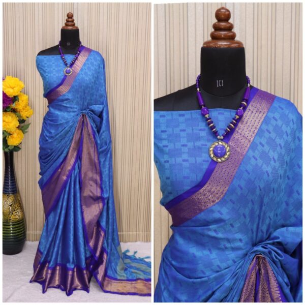 Banarasi Tansui Silk With Blouse Restock
