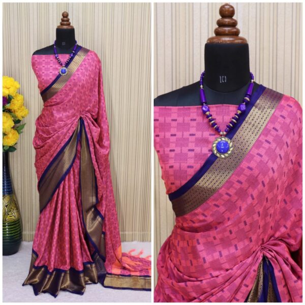 Banarasi Tansui Silk With Blouse Restock