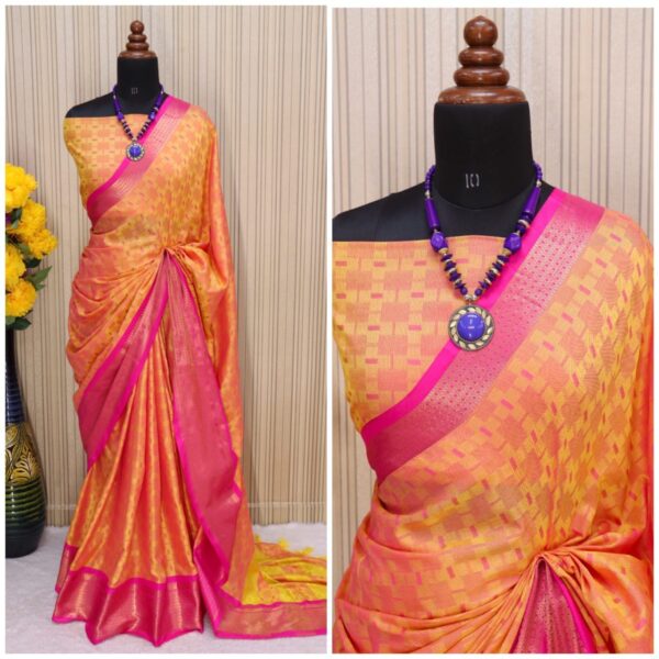 Banarasi Tansui Silk With Blouse Restock