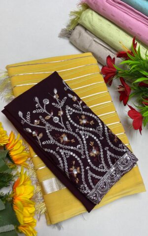 Georjet Fancy Sarees