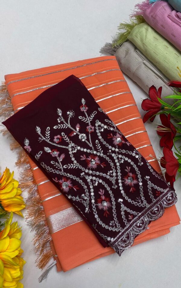 Georjet Fancy Sarees