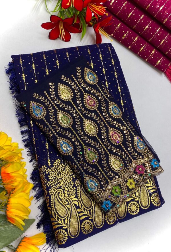 Georjet Fancy Sarees
