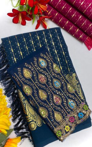 Georjet Fancy Sarees