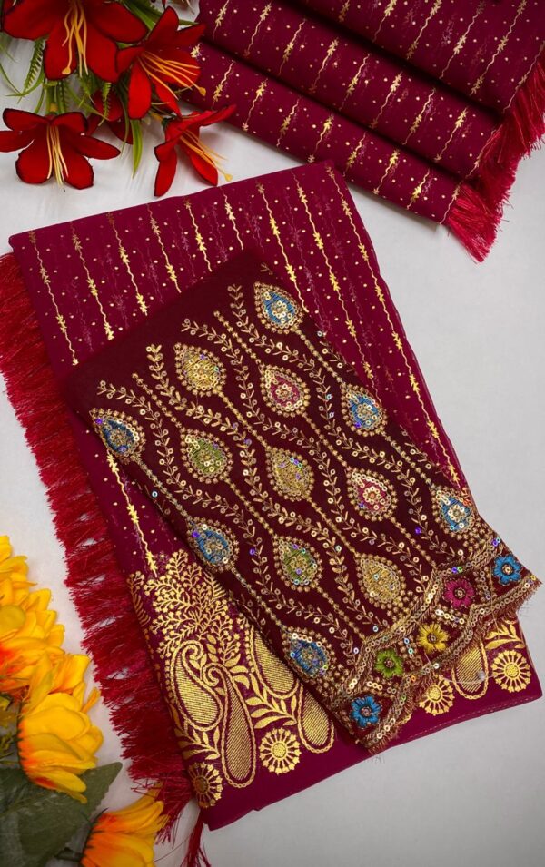 Georjet Fancy Sarees