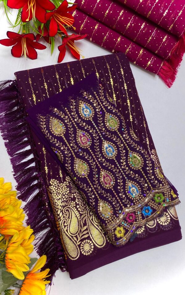 Georjet Fancy Sarees