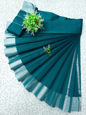 Fancy silk cotton saree