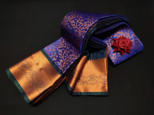 Special samuthrika & vasthrakala type wedding model sarees.. - Image 3