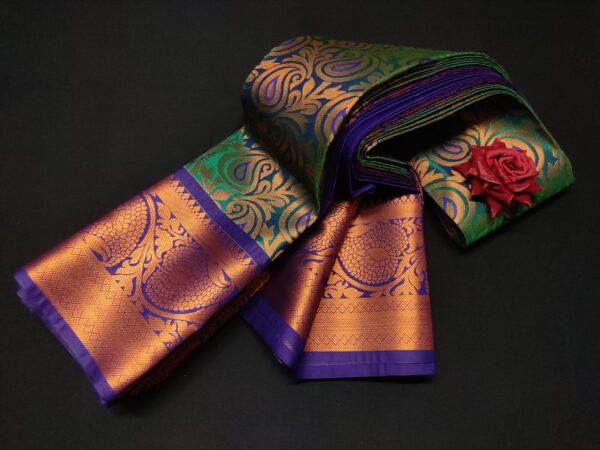Special samuthrika & vasthrakala type wedding model sarees.. - Image 4