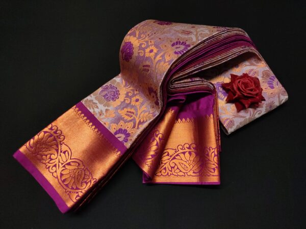 Special samuthrika & vasthrakala type wedding model sarees.. - Image 2