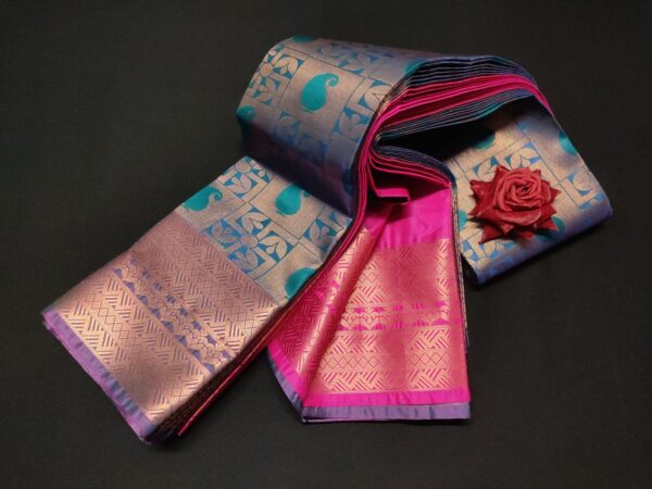 Special samuthrika & vasthrakala type wedding model sarees.. - Image 5