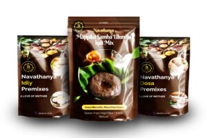 Navathanya Idly Mix, Dosa Mix, Mapillai Samba Ulundhu Kali Mix ( Combo)